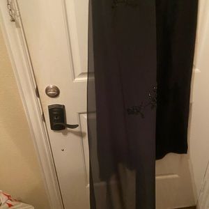 Black dressy palazzo pants